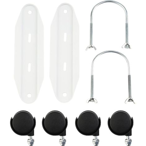 Lot de 2 supports de chauffage électrique, support d'huile pour radiateur électrique hydroélectrique, chauffage électrique spécial pour support de poulie mobile (1/5)