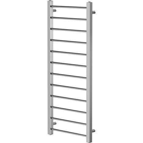 Cohen Chrome 1200mm x 500mm Straight Heated Towel Rail (1/5)