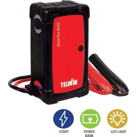 Arrancadores multifunción al litio de 12V/24V TELWIN Drive Pro 12/24