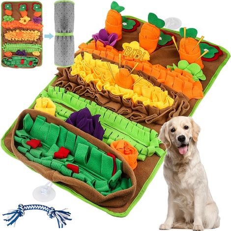 Tappetino olfattivo per cani di taglia grande, 81 x 51 cm Tappetino olfattivo per cani, alimentazione lenta e snack Mente, arricchimento Gioco di scavo per cani Mentale (1/5)