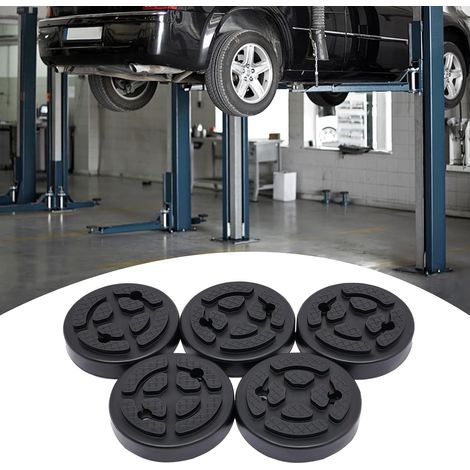5 Stück 4,7 Zoll Runde Gummimatte, Universal Auto Lift Matte, Jacket Halterung Matte, Auto Lift Truck Lift Klemme Schweißhalter Schienenschutz (1/5)