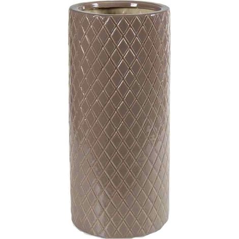 Portaombrelli da ingresso beige salvaspazio h. 51 cm