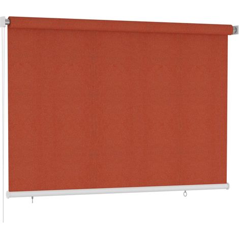 Maison Exclusive - Tenda a Rullo per Esterni 225(L)x140(A) cm Terracotta HDPE (1/5)