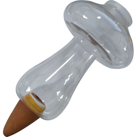 royaluxe -Boule d'arrosage automatique pour plantes, Pot de plante à arrosage automatique en forme de champignon, arros enfichable, paquet de 2 Irrigat goutte-à-goutte automatique pour plantes d'inté (1/4)
