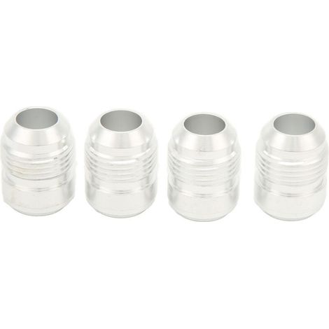 Jeffergarden 4 pièces 10AN soudure sur raccord de bonde 3/4in filetage en alliage d'aluminium mle adaptateur d'extrémité de tuyau (1/5)