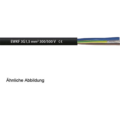 LAPP Stexotherm 180 V 4G1,5mm² Außenmantel verstärkt AD 9,9mm Nennspannung Uo/U 300V/500V - 1 Meter
