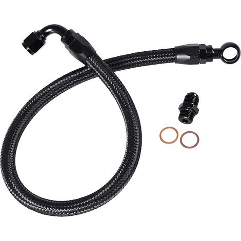 Conduite de carburant/huile de frein tressée en aluminium pour moteurs B/d séries D15, D16, B16b, B16a, B18c et D16
