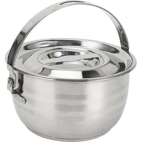 Bassine à saindoux, grand récipient de rangement de cuisine avec couvercle et poignée, facile à nettoyer, multifonctionnel (1/5)