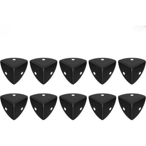 10 Pcs Protection Coin de Table en Métal, Protection Angle Metal, Protecteurs d'angle en Métal, Protection Coin Meuble en Métal, Coins de Protection pour Boîtes, Armoires, Bureaux, Meuble (1/5)