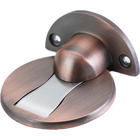 Door Stopper - Floor Mount Invisible Door Stop with 3M Adhesive No Drilling - for Home Office Bedroom Bathroom Hallway - 1 Piece (1/5)
