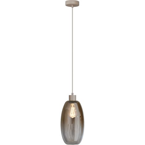 Lampe suspendue en verre Olive Ø 18,5 cm - sable - 2430-36-02-18 (1/3)