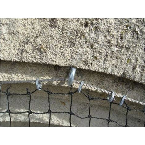 Filet anti-pigeons maille 50 mm translucide – Protection pour balcon, jardin ou terrasse – Taille 5 m x 5 m, efficace contre les nuisibles