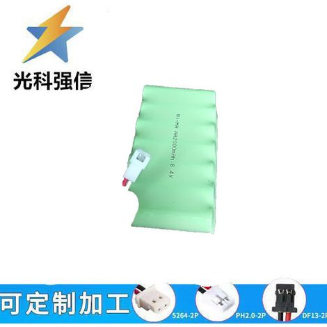 Suitable for push-pull force gauges with push-pull display and counting function, NI-MH AA2000mAh 8.4V rechargeable battery pack.