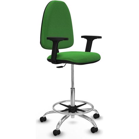 Piqueras y Crespo B2D05RP Chaise de Bureau Verte Ergonomique (1/3)