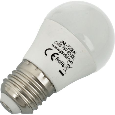 Jandei - Ampoule Mini LED 7W E27 à vis 4200K type G45 Ampoule LED E27 Standard (1/4)