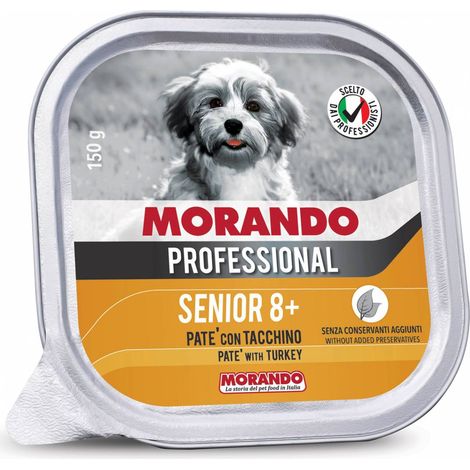 CIBO CANE MORANDO VSC 150 G TACCHINO - 22 pezzi