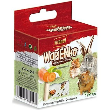 Cubo de cal vegetal para roedores 40 g