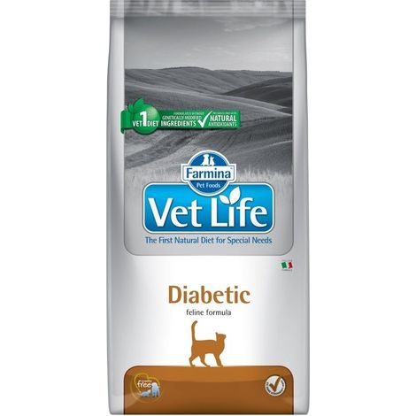 Farmina Cat Vet Life Diabetic  - Farmina Cat Vet Life Diabetic - Sacco Da 2 Kg