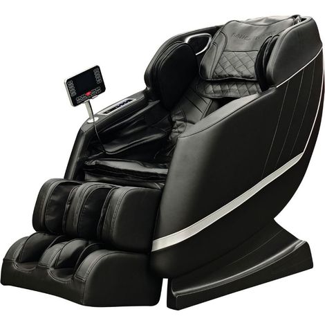 VITALORA Luxus-Massagesessel schwarz/silber (1/5)