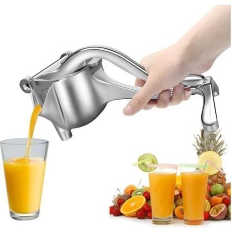 Zitruspresse (Edelstahl) – Hochwertig – Edelstahl – Ergonomischer Griff – Tragbares Design – Einfache Bedienung (1/4)