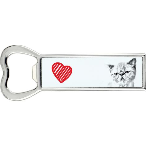 Gato exótico de pelo corto - Abrebotellas con forma de gato, abrebotellas personalizado para nevera, regalo único para hombres de Art-Dog (1/5)