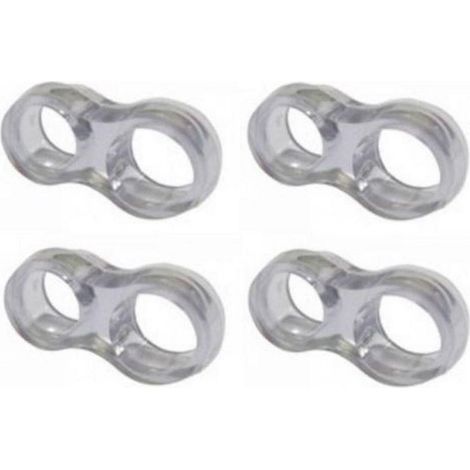 ANELLO SALVAMANIGLIA 4pz fermaporta SALVA MANIGLIA PORTA PARACOLPI FERR 108430 (1/5)