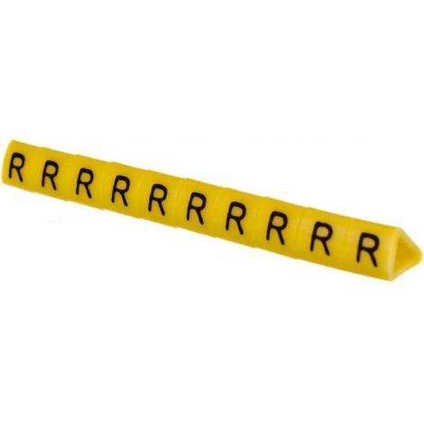 Marqueur de cable OZ-1/R jaune E04ZP-01020204000 /100 pièces/