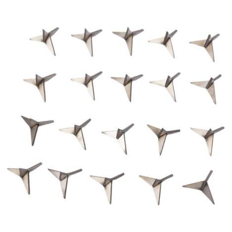20 Pièces Léger Automobile Pneu Crevaison Pointes Antivol Auto Triangle Pneu Crevaison Pointes Voiture Pneu Crevaison Clou (1/5)