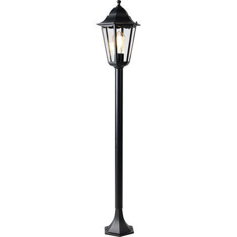 QAZQA havana - LED Dimmable Lanterne variateur inclus - 1 lumière - Ø 23.1 cm - Noir - Classique/Antique - éclairage extérieur