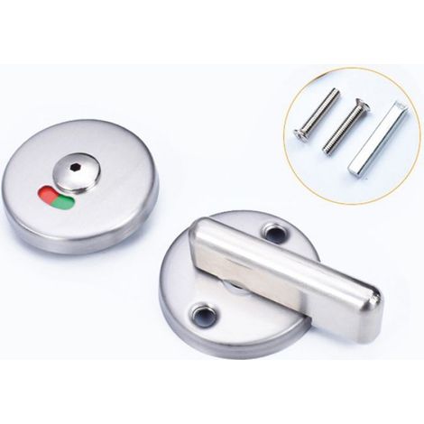 Indicateur d'occupation de la salle de bain Serrure de porte de confidentialité pour salle de bricolage verrous Tapez 2 (1/4)