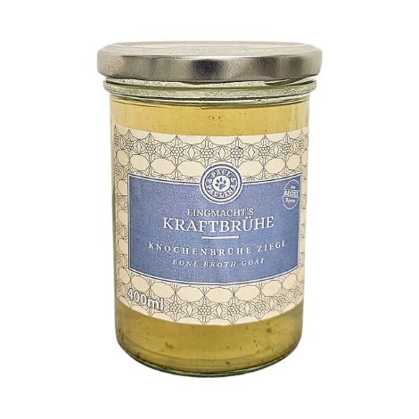 Ziegenknochenbrühe für Hunde 400 ml Nahrungsmittelallergie Paul & Paulina (1/3)