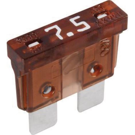 Fusibili piatti standard 32V 7.5A 19.05x18.54mm marroni 5 pezzi