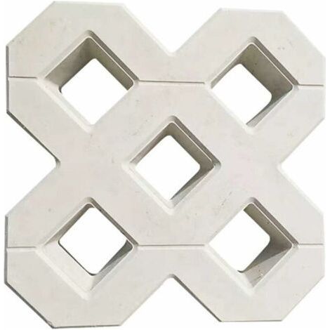 Moule à pavé ou carrelage,Moule A Pavé,Moule Pour Dalles En Beton Bricolage Square Garden Chemin béton plastique Brique de pavage Propylène Pavement Mold Walkway Jardin Bâtiments Accessoires (1/5)