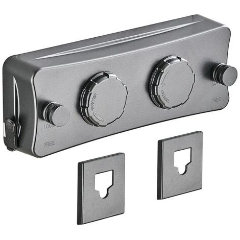 Corde à linge rétractable, corde à linge murale rétractable avec 2 fils en acier inoxydable de 5 m, corde à linge extensible réglable pour intérieur et extérieur, anti-affaissement, charge de 20 kg, s (1/5)