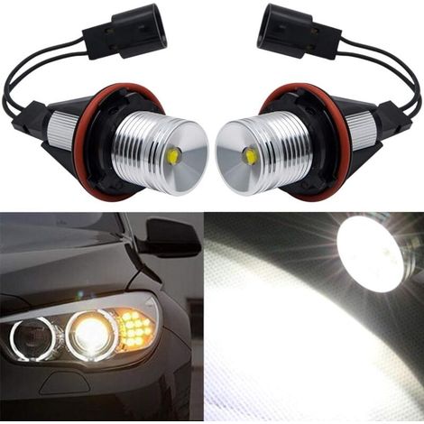 2 lampadine LED Angel Eyes Halo per E39 E53 E63 E64 5W, 12V