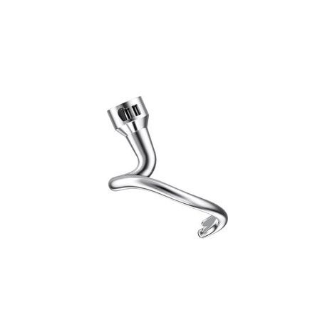 4.5-5 Crochet à pâte en spirale pour Kitchenaid, crochet à pâte K45DH pour batteur sur socle QT, attachement à la pâte en acier inoxydable