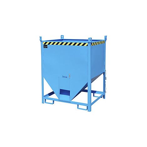 Bauer Silobehälter SGS 100, lackiert, Lichtblau (1/2)