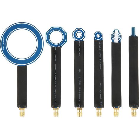 Ensemble de 6 sondes de champ magnétique en champ proche, antennes de Test de rayonnement de Conduction EMI SMA. (1/5)