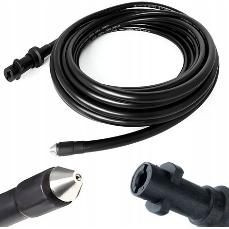 Manguera para limpieza de alcantarillado Karcher de 30 m, serie K, con boquilla 1+3 (1/4)