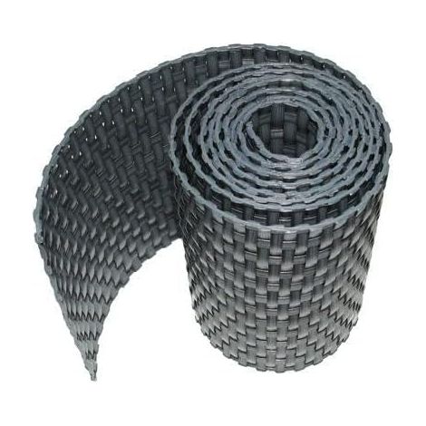 Kit brise-vue en Bande Polyéthylène pour Panneau Rigide, 1m23 x 2m50,Gris anthracite. 5bandes 255X19 cm, 2 bandes 255X10 cm, 1 sachet de 100 colliers rislan. (1/5)