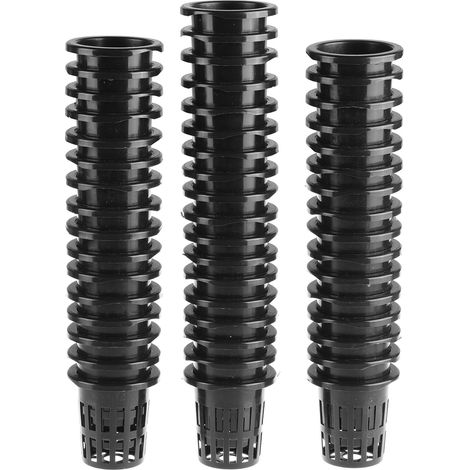 Filiyano-Beautyflier 50 pots en plastique noir avec fond en maille pour hydroponie/aquaponie/orchidées (50 mm) (1/5)