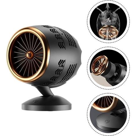 Purificador de humos portátil para interiores, mini campana extractora USB con soporte ajustable (1/5)