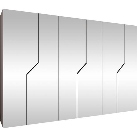 Armario Hartford 602, Cachemira, 202x300x52cm, Puertas de armario: Con bisagras, Número de estantes: 0 (1/5)