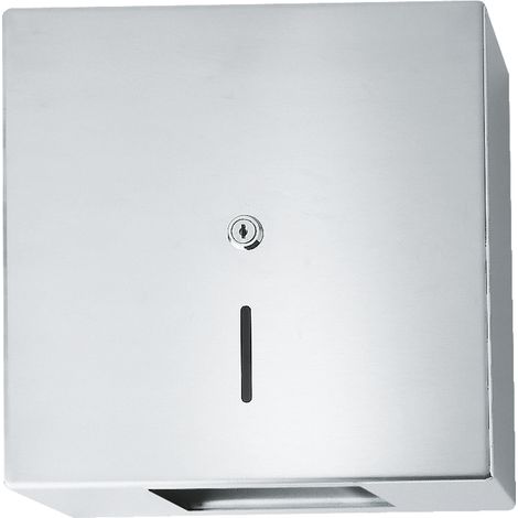 KWC AR WC-Großrollenhalter, HEAVY DUTY,  Edst., 320x322x130 mm, AP, Rolle 300 mm