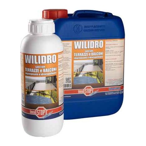 IMPERMEABILIZZANTE PER BALCONI E TERRAZZE 'WILIDRO' 2,5 lt - DIXI