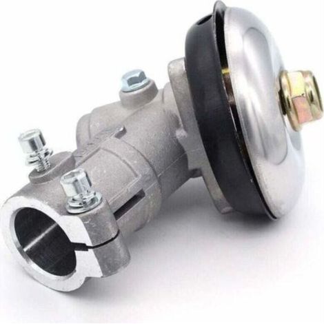 Renvoi d\'angle Debroussailleuse 26mm, XU, Tête d\'engrenage Debroussailleuse Universelle Boîte de Vitesse de Tondeuse à Gazon pour Coupe Herbe/Tronconneuse (26mm, Rond de 9 Dents) - (1/4)