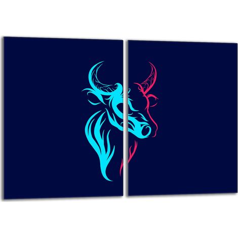 Glasschutzplatte für Herd 2x40x52 Byk (1/5)