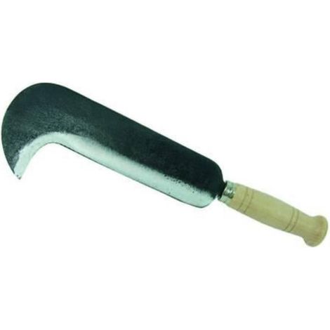 RONCOLA TIPO ROMA MANICO LEGNO IN ACCIAIO FORGIATO LAMA mm.260 FER 48989