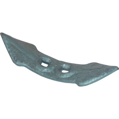 Punta de cultivador 250 x 75 x 10 mm reversible curvada 2 orificios'v谩lida para Ottmar UNIVERSAL CP35