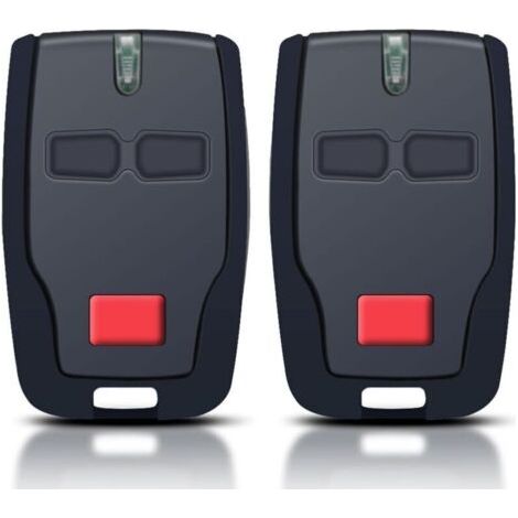 Telecommande porte de garage pour BFT Mitto 2 B RCB,433 MHz télécommande 2 canaux pourRolling BFT Mitto 2, Kleio, Ghibli, TRC 2, Kleio, Ghibli, TR(2PCS)